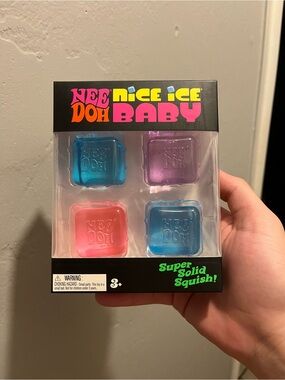 Needoh Nice Ice Baby Super Solid Squishy! 4 Pack